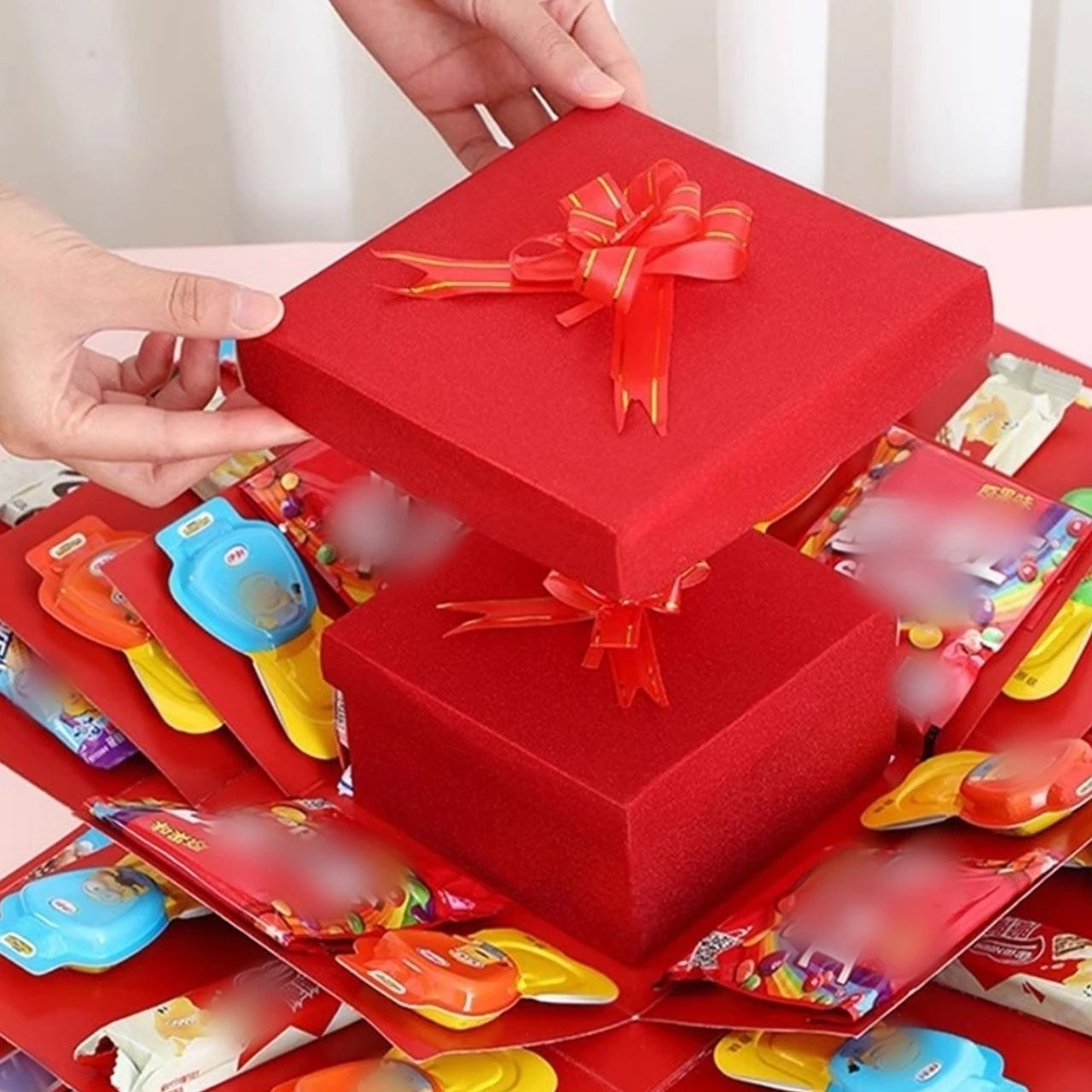 MisteryGift, többrétegű ajándékdoboz
