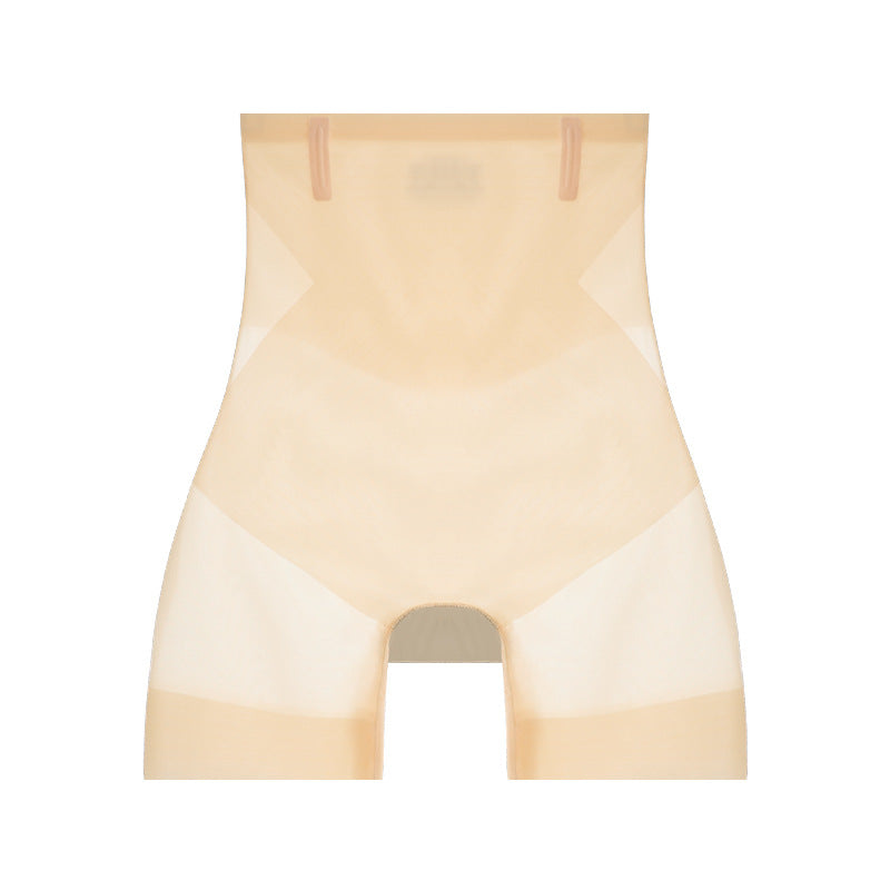 Vara New Belly Pants Ultra-subțire de gheață senzație de gheață fără cusături Butt-Lift lenjerie de corp centura mai mică burtă de contracție puternic Hip Shaping pantaloni de antrenament pentru femei