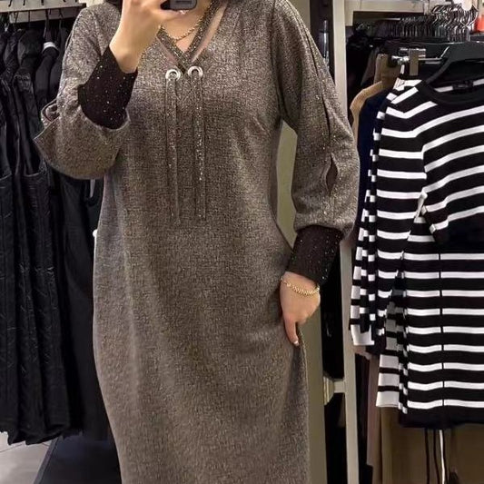 【S-3XL】🔥2023 noua rochie tricotată toamnă-iarnă pentru femei