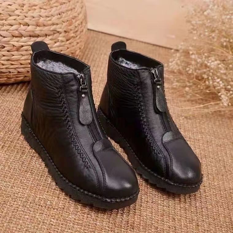 【35-42】Cizme de piele naturală antiderapante italiene pentru femei, făcute manual