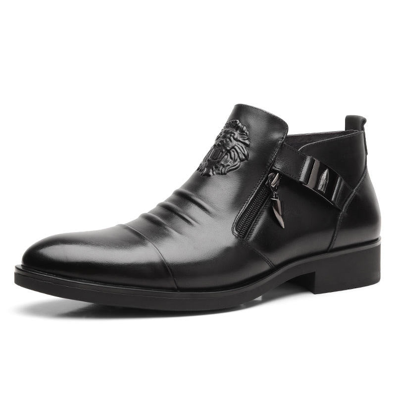 【39-48】 Pantofi noi din piele pentru bărbați, piele de vacă de înaltă calitate, făcută manual