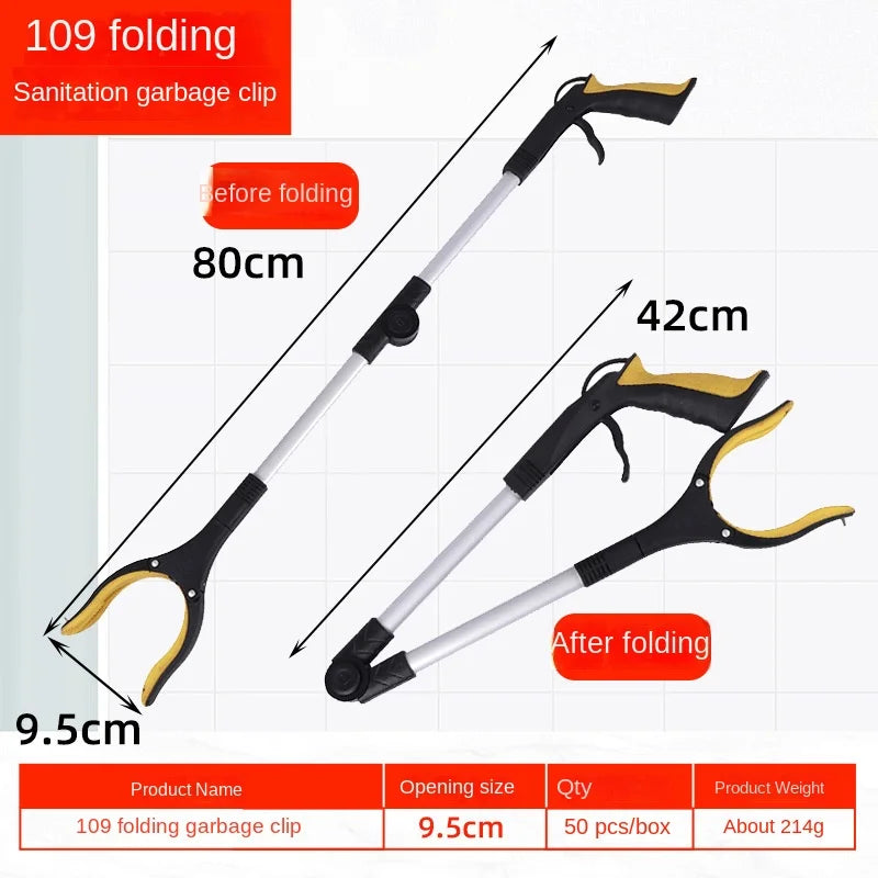 Clemă de gunoi pliabilă