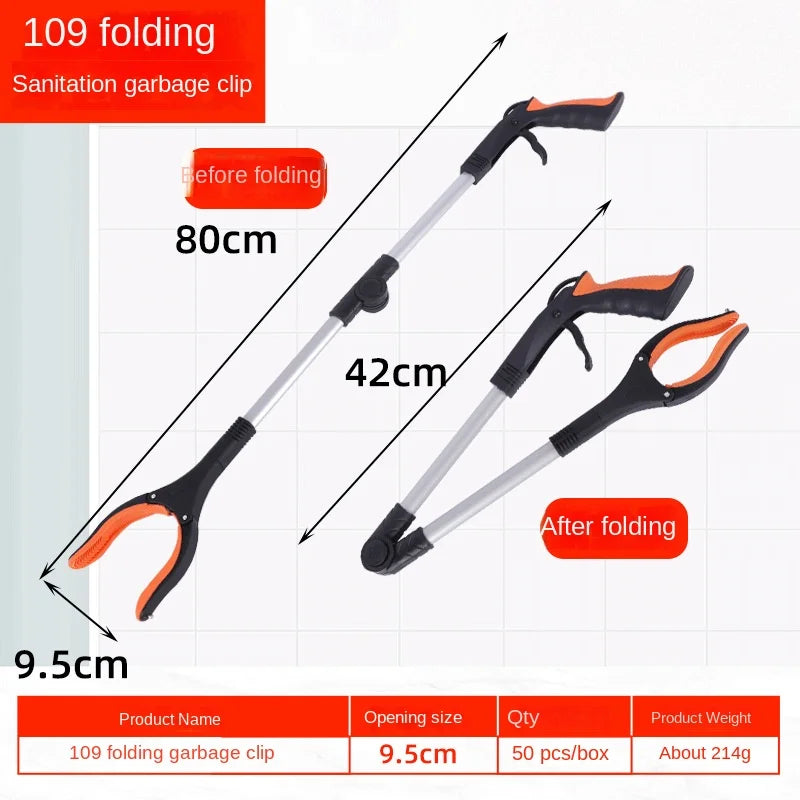 Clemă de gunoi pliabilă