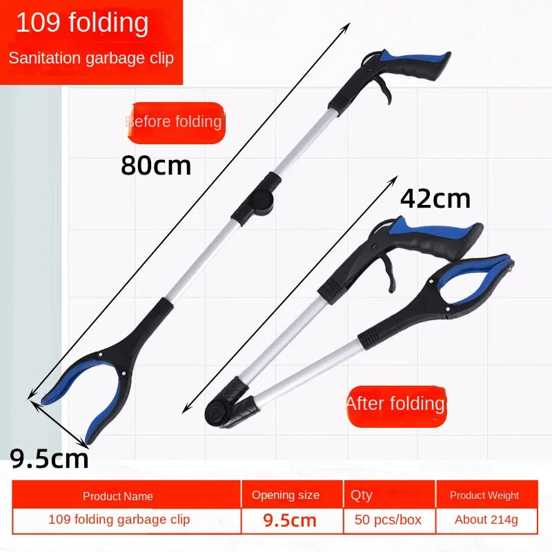 Clemă de gunoi pliabilă