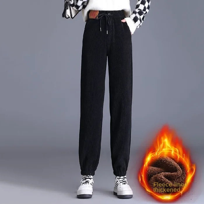 【S-3XL】Pantaloni groși din fleece